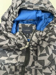 Lands End Boys Medium 10 - 12  Hooded Rain Windbreaker Jacket - Picture 1 of 9