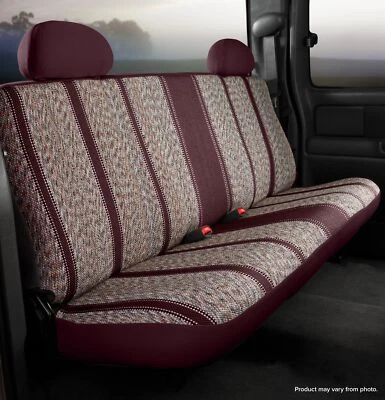 Fia TR47-7WINE WranglerSaddleBlanket Seat Covers Front Bench Seat SuperDuty99-07 - Image 1 of 2