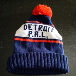 NEW Detroit Skull Cap Winter Hat Police Athletic League P.A.L. Navy Blue - Picture 1 of 1