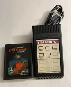 Atari 2600 STAR RAIDERS w/ Inlay & The Video Touch Pad Controller - Picture 1 of 8