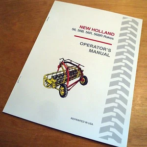New Holland 56 56B 56R 56BR Rolabar Hay Rake Operator's Manual NH - Picture 1 of 4