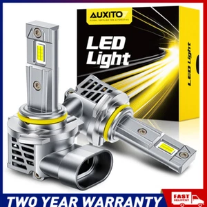 AUXITO 2x 9005 HB3 LED Headlight Bulbs HID 50W 28000LM 6500K White High Low Beam - Picture 1 of 8