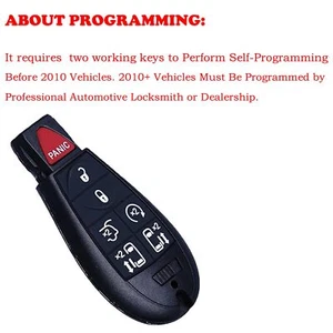 Key Fob Replacement Compatible for Chrysler Dodge 2008-2020 M3N5WY783X - Picture 1 of 9