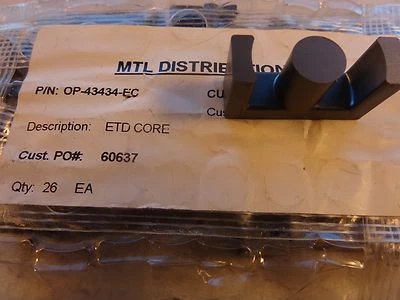 Magnetics OP-43434-EC ETD CORE E-Shaped Transformer  (Lot of 4) - Image 1 of 3