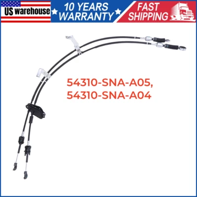 For 2007-2010 2011 Honda Civic 2.0L 54310-SNA-A05 Brand NEW MT Shifter Cables  Foto 1 de 4