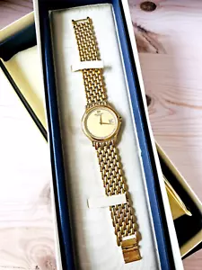 Raymond Weil Chorus 5568 Men's Date Cubic Gold Plated Quartz - 34mm - Picture 1 of 8