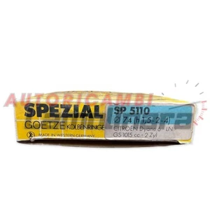Fasce elastiche segmenti pistoni CITROEN Dyane 6 74x1.5+2+4mm - Picture 1 of 1