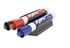 EXPO 81503 Magnetic Low Odor Markers, Chisel Tip, Assorted Colors, 3-Count with 