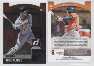 2015 Donruss Preferred Upper Reserved Cut to the Chase Bronze /49 Jose Altuve