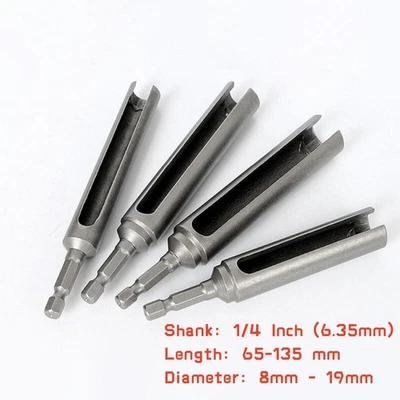 65-135mm Long 1/4" Hex Shank Hex Nut Socket Slotted Extension Driver Bit Adapter - Image 1 of 4