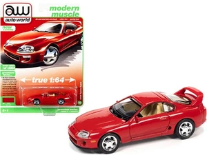 1/64 Auto World 1994 Toyota Supra (Super Red) Limited Diecast Car Model AWSP075B - Picture 1 of 1