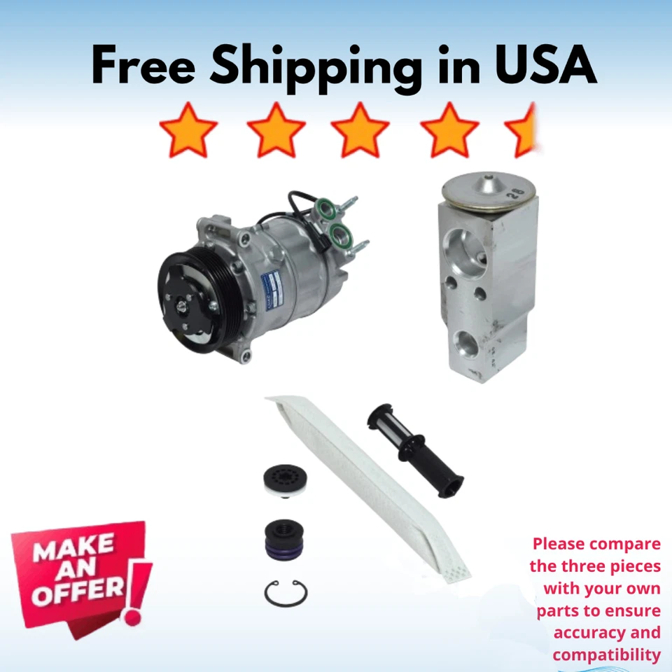 Kit Compressor A/C Fit Jaguar XKR-S 2012-2015, XKR 2011-2014, XK 2010-2015 - Imagem 1 de 1