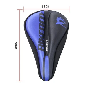 (Purple Blue)Bike Cushion Fiber Fabric Soft High Resilience Silicone F DX - Picture 1 of 10