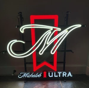 Luz de letrero de cerveza Michelob Ultra LED Opti probada en neón, funciona - Imagen 1 de 14