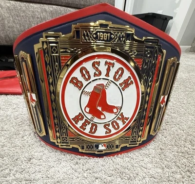 WWE Boston Red Sox Replica Title Belt - Image 1 of 4
