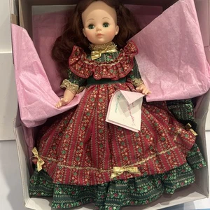 Madame Alexander 14” Country Christmas Auburn Hair Green Eyes NIB - Picture 1 of 10
