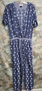 Mono de mujer Velvet by Graham & Spencer estampado abstracto azul marino talla M/L - Imagen 1 de 15