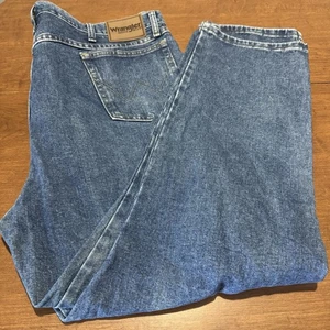 Wrangler Herren Rugged Wear Jeans Größe 44x30 Blau Denim Reißverschluss 100% Baumwolle - Bild 1 von 10