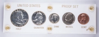  1963 U.S. Mint Silver Proof Set in Capital Plastic Holder  - Image 1 of 3