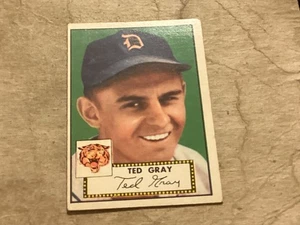 1952 Topps Ted Gray #86 - Near Mint. - Great Corners - No Creases - Great Lookin - Picture 1 of 2