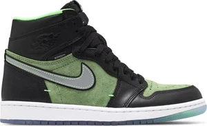 CK6637-002 Nike Air Jordan 1 Retro High Zoom Zen Green Herren Laufen 44 EU - Picture 1 of 6