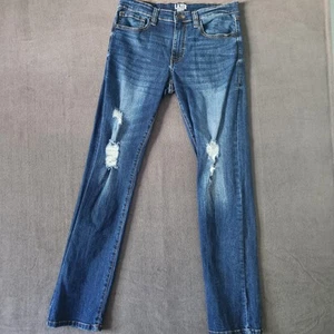 Lazer Jeans Herren Größe 32x34 Blau Denim Slim Fit Blau Distressed - Bild 1 von 10