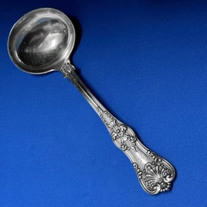Tiffany English King Sterling Silver Gravy Ladle - Mono - Picture 1 of 4