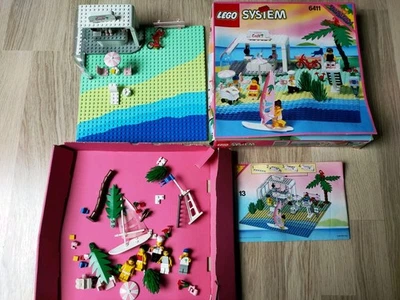 LEGO SYSTEM 6411 Paradisa Sand Dollar Café m. Anleitung & Poster Unvollständig  - Bild 1 von 4