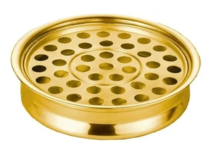 CCS Communion Tray-Stackable with 40 Hole Insert-Brass Tone - Picture 1 of 3