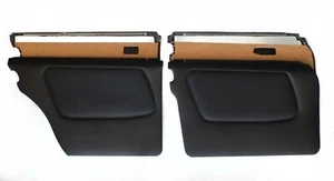 Mercedes-Benz W123 sedán de 4 puertas - paneles de puertas nuevos, 4 piezas, NEGRO - Imagen 1 de 9