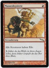 Mass hysteria (mass hysteria) 99-Mirrodin-MTG 2003-German-MINT