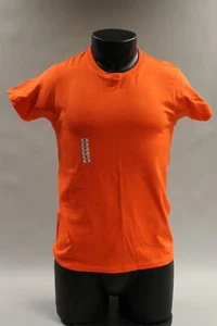 Gildan Ultra Cotton Women's Orange T-Shirt G200L Size Small - Picture 1 of 3