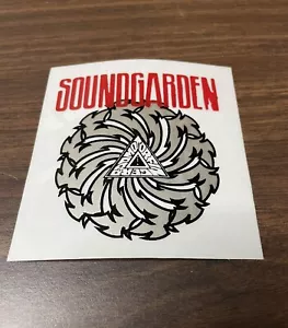 Soundgarden Badmotorfinger Clear Vinyl Sticker - 1991-1992 Tour - Picture 1 of 1