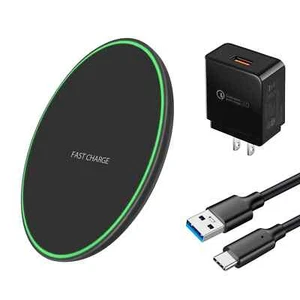 Chargeur sans fil pour Samsung Galaxy S24/S24+/S24 Ultra/S23/S23+/S23 Ultra/S22... - Photo 1 sur 7