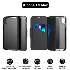 Tech21 XS Max Card Pocket Wallet Flip Case Folio Cover for Apple iPhone XS Max - Picture 1 of 1