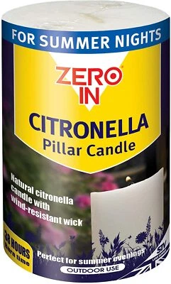 STV The Buzz Citronella LED Pillar Candle STV426 - Image 1 of 4