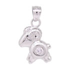 Aries Pendant Charm Zodiac Constellation Sign Sterling Silver With Birthstone