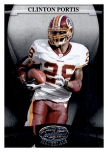 2008 Juego de tarjetas base Clinton Portis NFL certificado Break Redskins Commanders #147 - Imagen 1 de 2