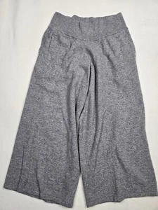 Iris Setlakwe Gray Wool Blend Wide Leg Pants XL Womens Comfy Lagenlook Minimalis - Picture 1 of 5