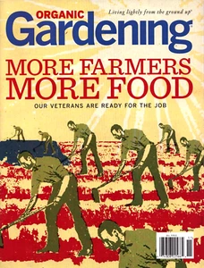 Organic Gardening Magazine October November 2013 Veterans Farmers Food Jobs - Imagen 1 de 3