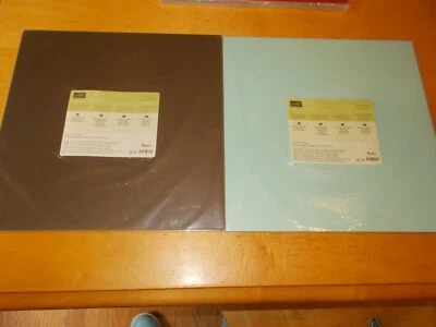 Stampin'Up POOL PARTY & EARLY ESPRESSO 12"x12" TEXTURED CARDSTOCK 12 SHEETS EACH - Image 1 of 3