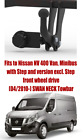 Swan Neck Tow Bar For Nissan Nv 400 Van (2010 & 7 Pin Bypass Relay Kit R060