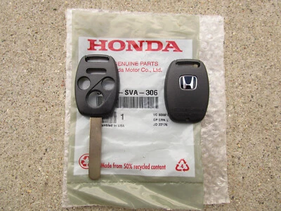 08 - 12 HONDA ACUERDO LLAVE MAESTRA SIN CORTAR TRANSMISOR REMOTO CARCASA ESTUCHE OEM NUEVO Foto 1 de 4