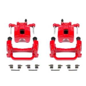 Pinzas rojas traseras Power Stop con soportes - par para Infiniti G35 05-08 - Imagen 1 de 6