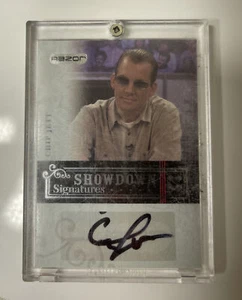 2006 Chip Jett AUTO - Razor Poker #A-18 Showdown Signatures - Picture 1 of 5