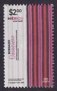 px004 México Arte Textil MNH 2023 Sc#3309 Mc#4380 Et#at004 Oaxaca artesanías - Imagen 1 de 1