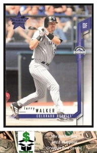 2001 Leaf Rookies & Stars #80 Larry Walker - Colorado Rockies - Picture 1 of 2