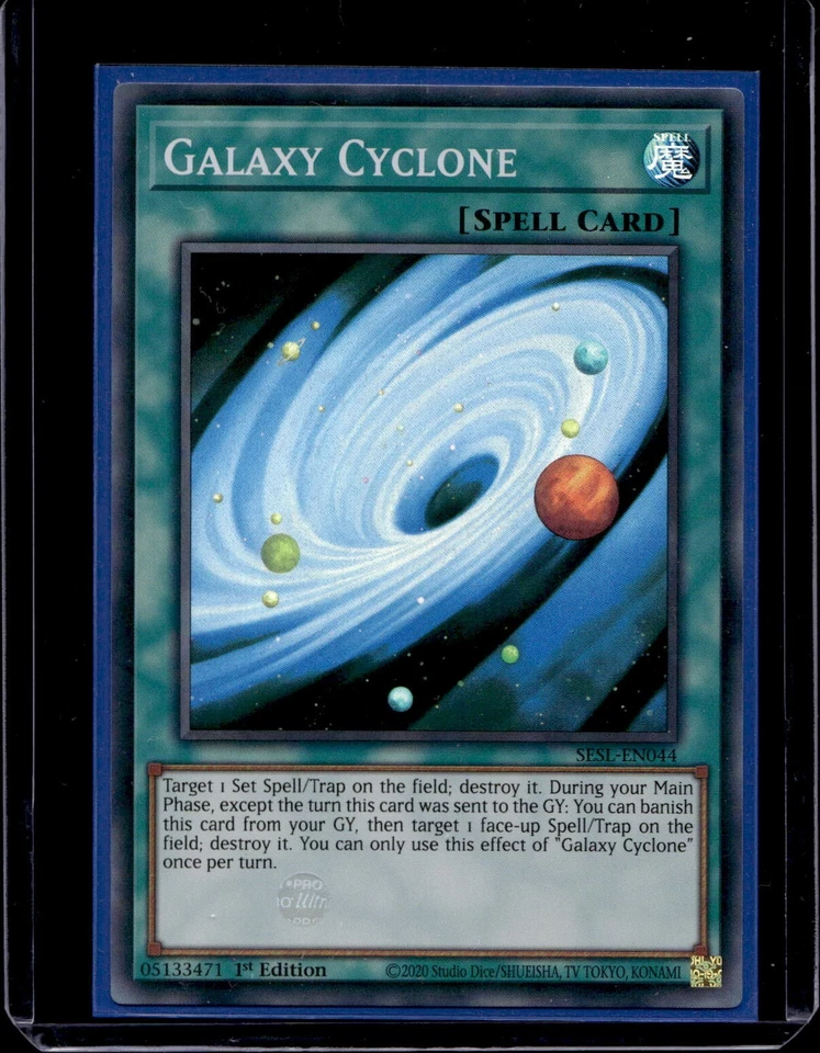 *** GALAXY CYCLONE *** SUPER RARE 1ST EDITION SESL-EN044 MINT/NM YUGIOH! - Image 1 of 1