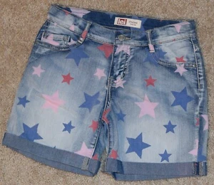 Girl's Lei Chelsea Size 12 Regular Forth of July Star Shorts - Picture 1 of 2