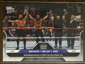 2025 Topps Now WWE #54 Bron Breakker Seth Rollins Bronson Reed Paul Heyman SNME - Picture 1 of 2